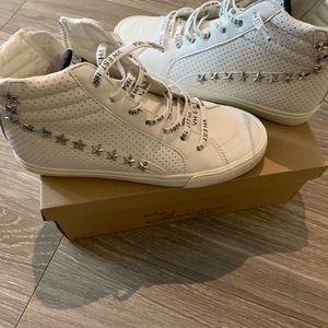 Vintage Havana white high top sneaker